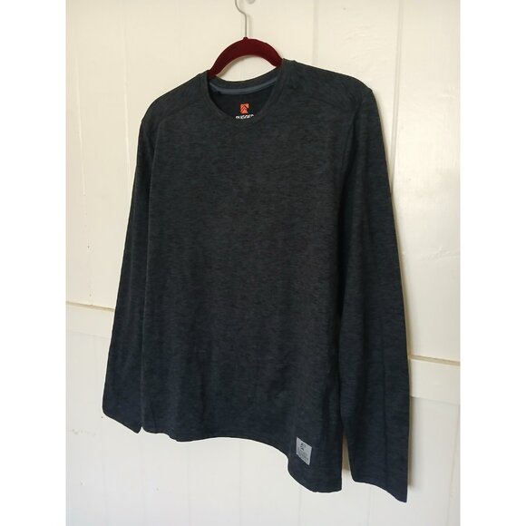 Rugged Elements Durable Utility Long Sleeve Pullover Shirt Mens S Gray Heather - Picture 3 of 11